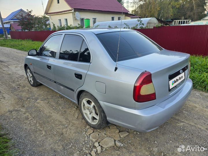 Hyundai Accent 1.5 AT, 2006, 240 000 км