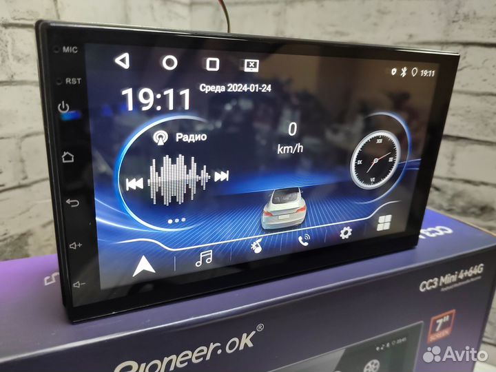 Магнитола Pioneer android 4/64 (самый топ)