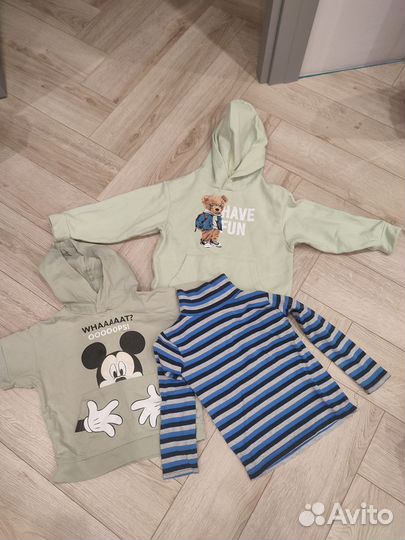 Вещи пакетом на мальчика 104 110