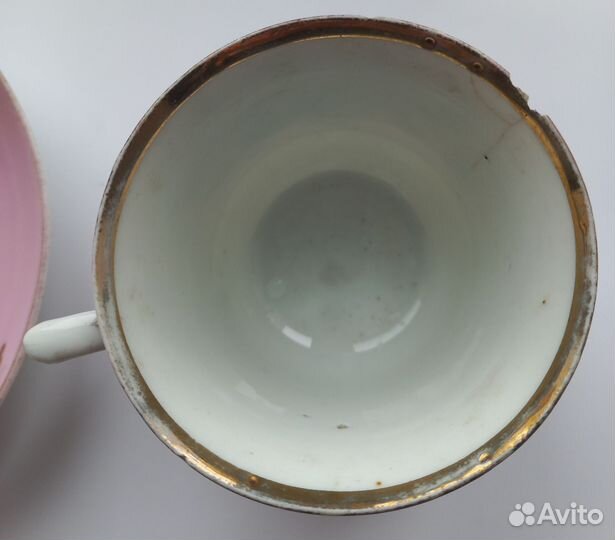 Чайная пара. Фарфор. Кузнецов на Волхове