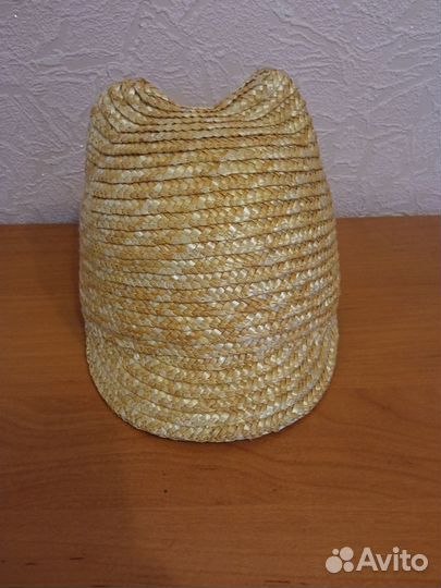 Плетенная летняя шляпа,50-52