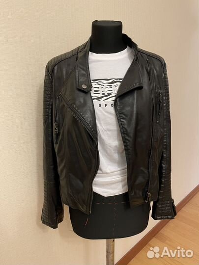 Куртка кожаная Emporio Armani