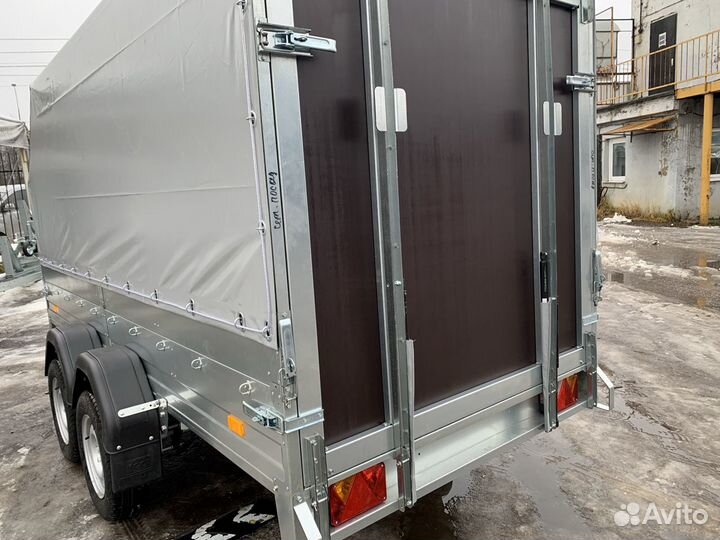 Прицеп сст 7132-11-Ш (Борт-Аппарель и Подъемный бо