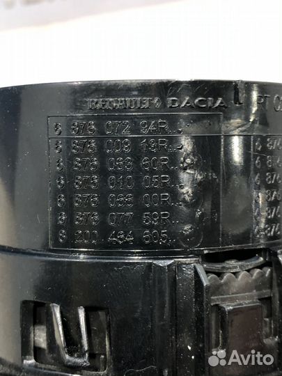 Дефлектор Воздуховод печки Renault logan stepway 2