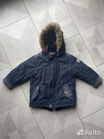 Парка на мальчика зимняя 92