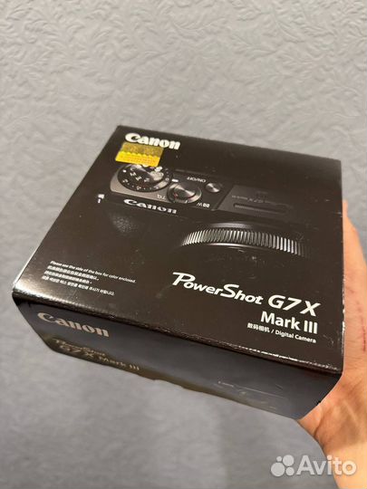 Canon PowerShot G7 X Mark III Black Новый