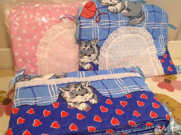 Бортик в детскую кроватку, новый