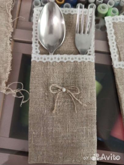 Подарочные мешки, ёлочные украшения, сервировка ст