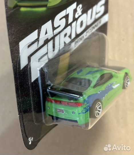 Hot wheels mitsubishi eclipse зеленый форсаж