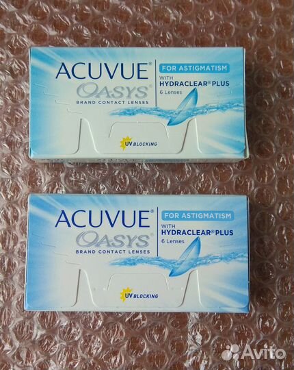 Линзы астигматические 2-недельные Acuvue Oasys