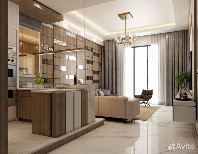 Декоративные панели со вставками из зеркал