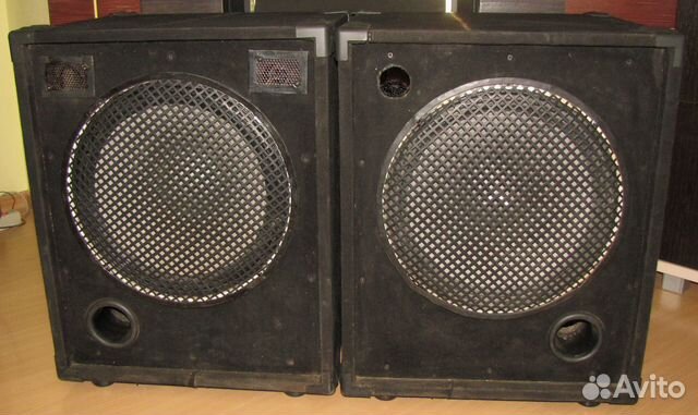 Сабвуферы C-Mark 1000-2000W 2шт Pro-15