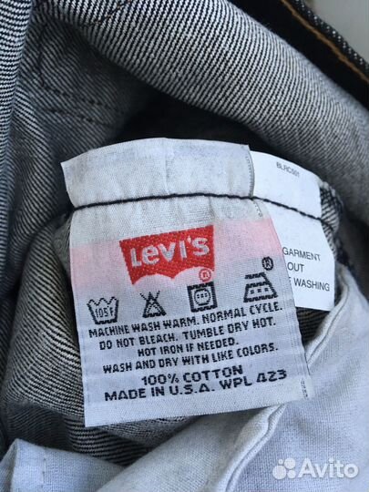 Джинсы levis 501, made in US