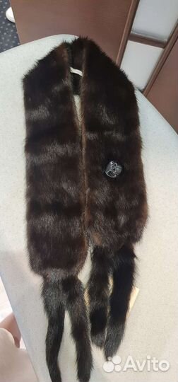 Меховой воротник из норки новый, с биркой