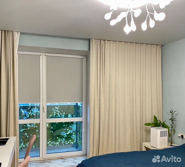 Рулонные шторы на балконные окна