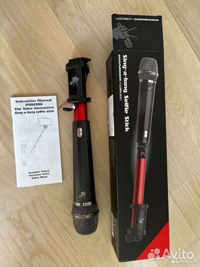 Селфи-палка с микрофоном sing-a-long selfie stick