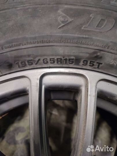 Колеса в сборе opel r15 195/65 Dunlop