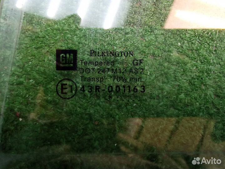 Стекло двери (форточка) заднее левое Opel Astra H