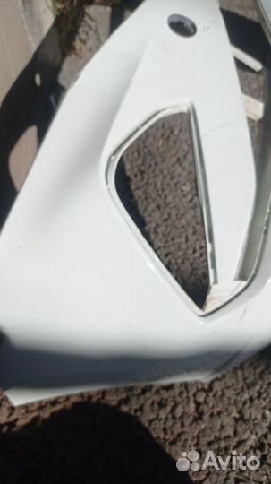 Бампер передний VW Поло 6 20-22, под ремонт