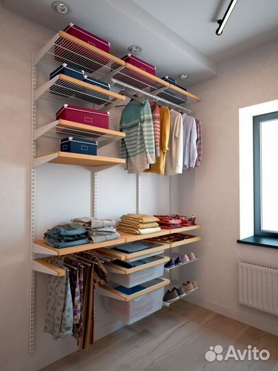 Металлические гардеробные системы Gardie