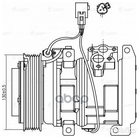 Компрессор кондиц. для а/м Toyota Camry (01) 2