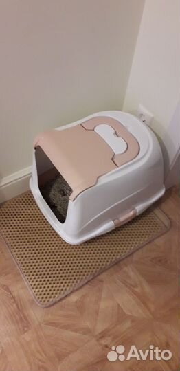 Закрытый лоток для кошек большой