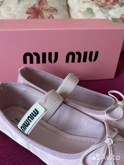 Балетки miu miu