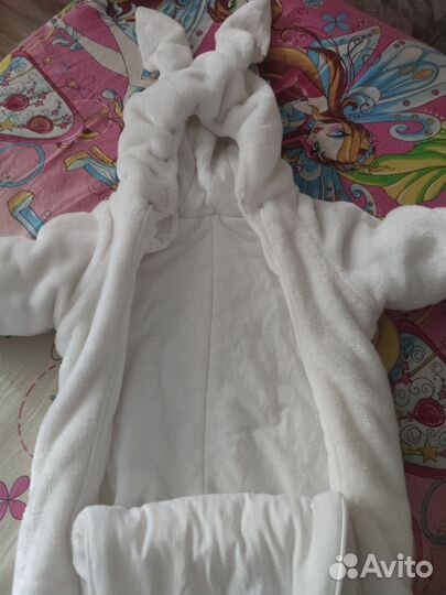 Плюшевый комбинезон зайка