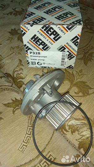 Водяной насос, помпа водяная Hepu для Opel