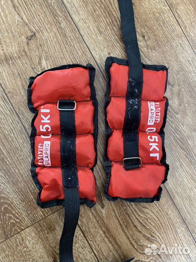 Утяжелители для ног 0,5кг, ручная ракетка