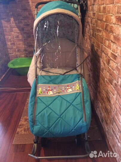 Коляска санки