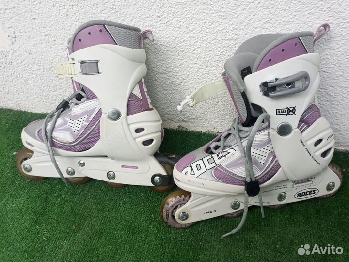 Роликовые коньки раздвижные для девочки