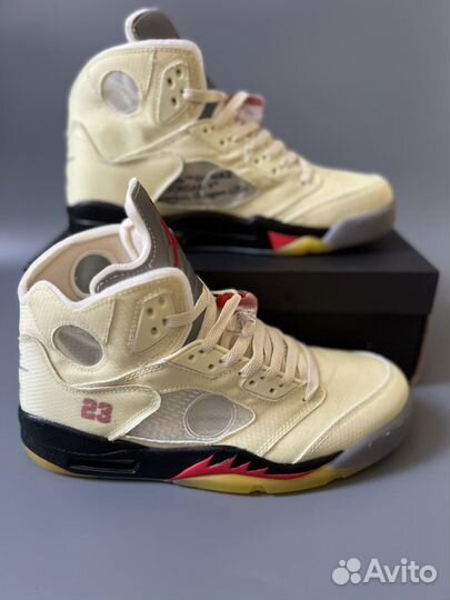 Nike air jordan 5 retro off white