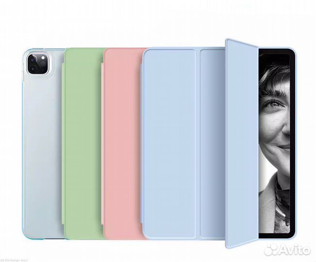 Кожаный чехол для iPad Pro 12.9 2021 г