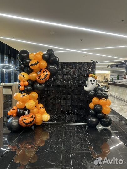 Фотозона из пайеток