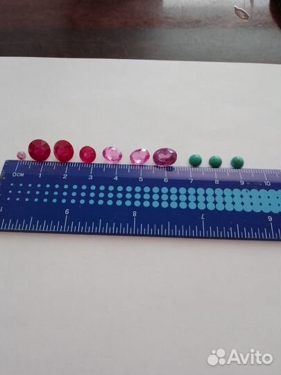 Камни - вставки из украшений СССР