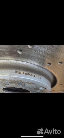 Тормозные диски mercedes w212 W218 и колодки