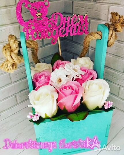 Букет из мыльных роз.Мыльные розы