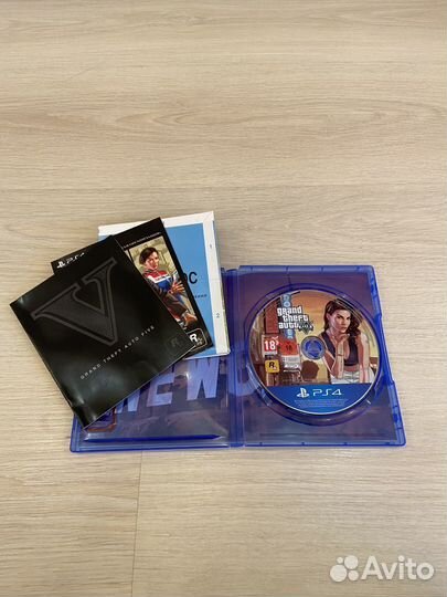 Диск на ps4 GTA 5