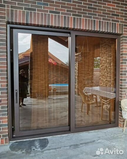 Алюминиевые окна на балкон