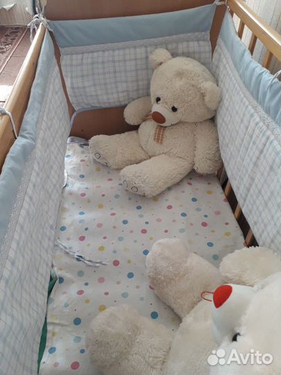 Бортики в детскую кроватку бу