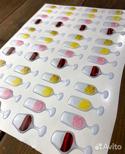 Стикеры-наклейки объемные