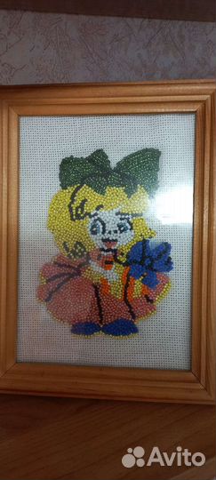 Вышивка картины из бисера