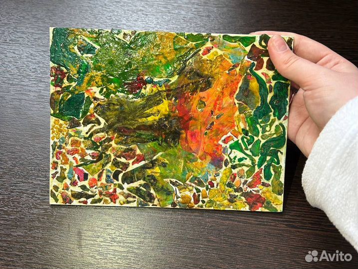 Картина акрилом на холсте