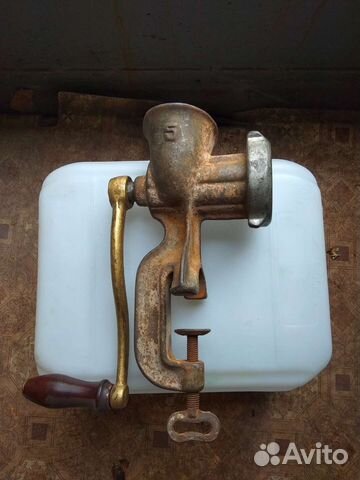 Мясорубка ручная СССР чугунная