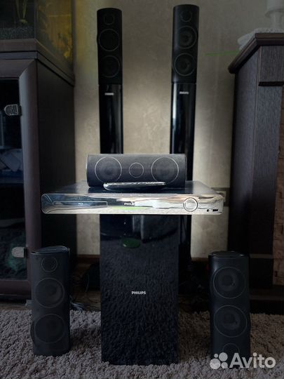 Домашний кинотеатр philips HTS5580 (Звук 5.1)
