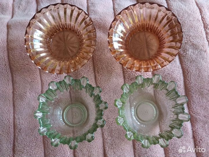 Конфетница стекло СССР, ваза