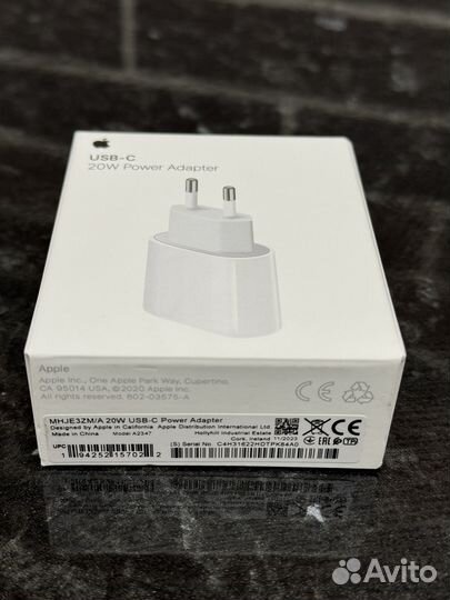 Блок apple 20w оригинал