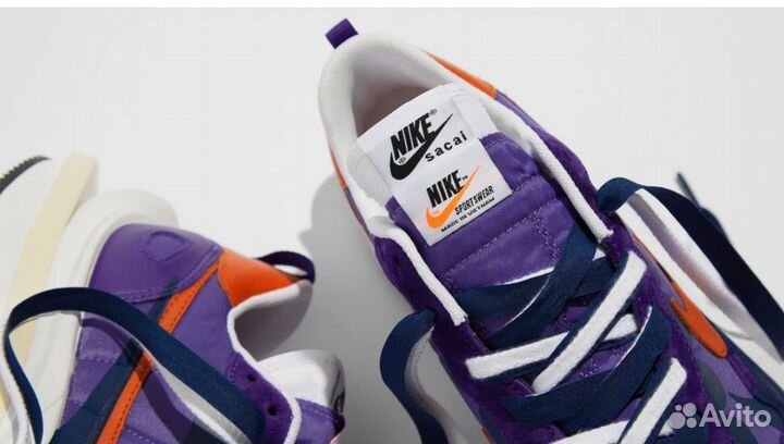 Кроссовки nike waffle sacai