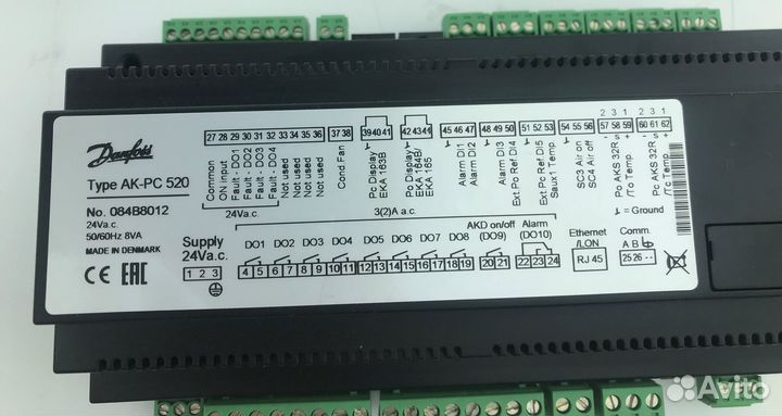 Контроллер Danfoss AK-PC520 в комплекте с дисплеем